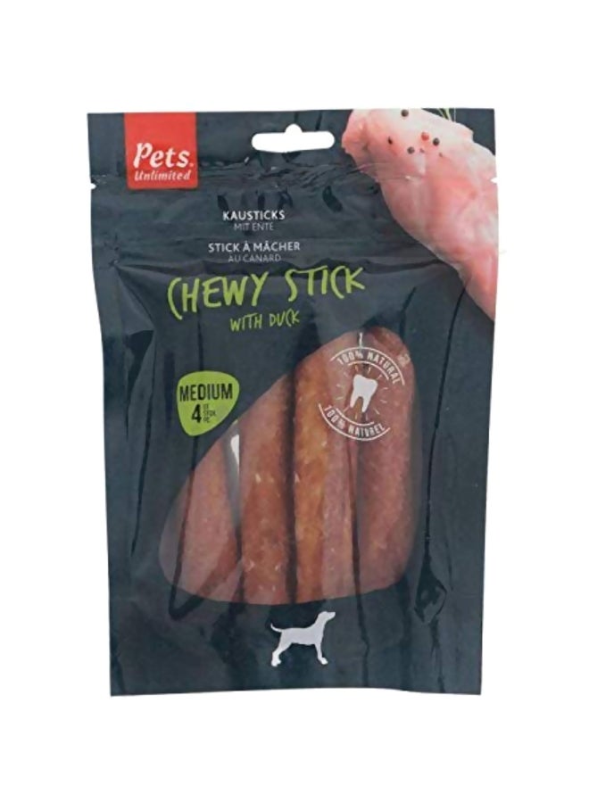 Pets Unlimited 4-Piece Chewy Stick With Duck Set 100grams