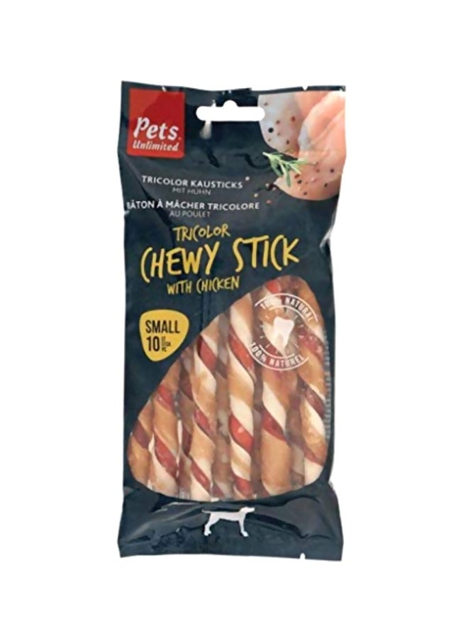 Pets Unlimited 10-Piece Chicken Chewy Sticks 100grams