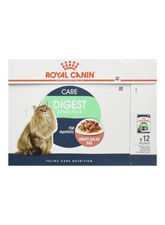Pack Of 12 Digested Sesitive Food Brown 1.02kg
