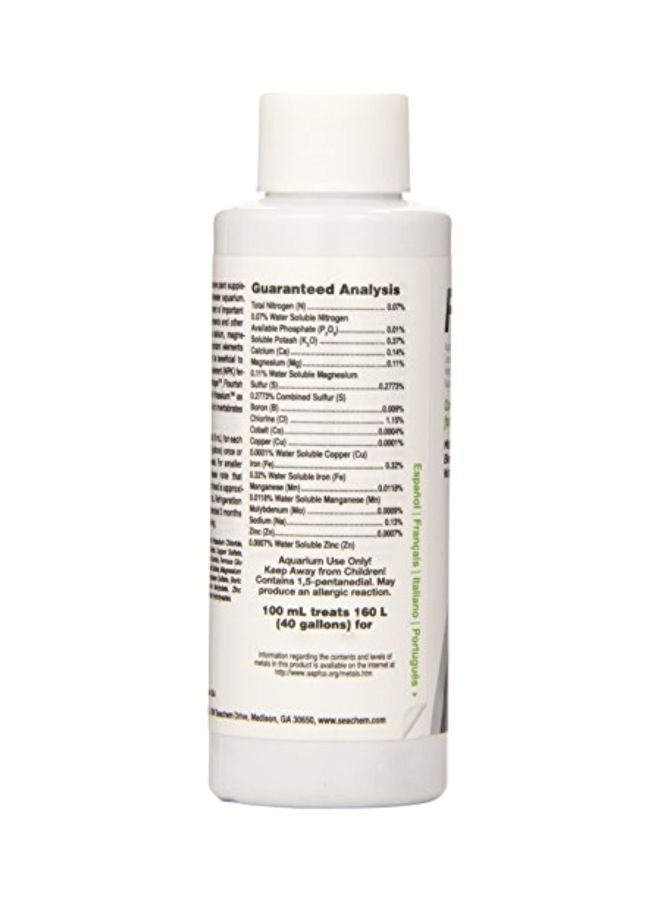 Seachem Flourish Comprehensive Supplement For Planted Aquarium Multicolour 100ml  - Image 3