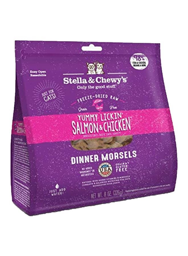 Stella & Chewys Yummy Lickin Salmon And Chicken Dinner Morsels 