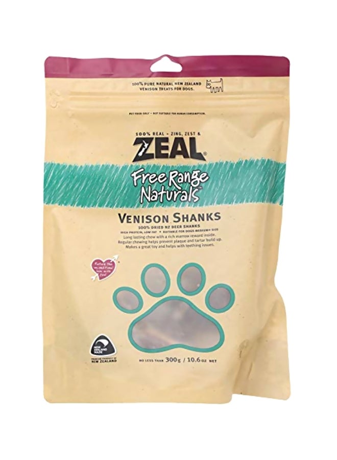 zeal Free Range Naturals Venison Shanks 300grams - Image 1