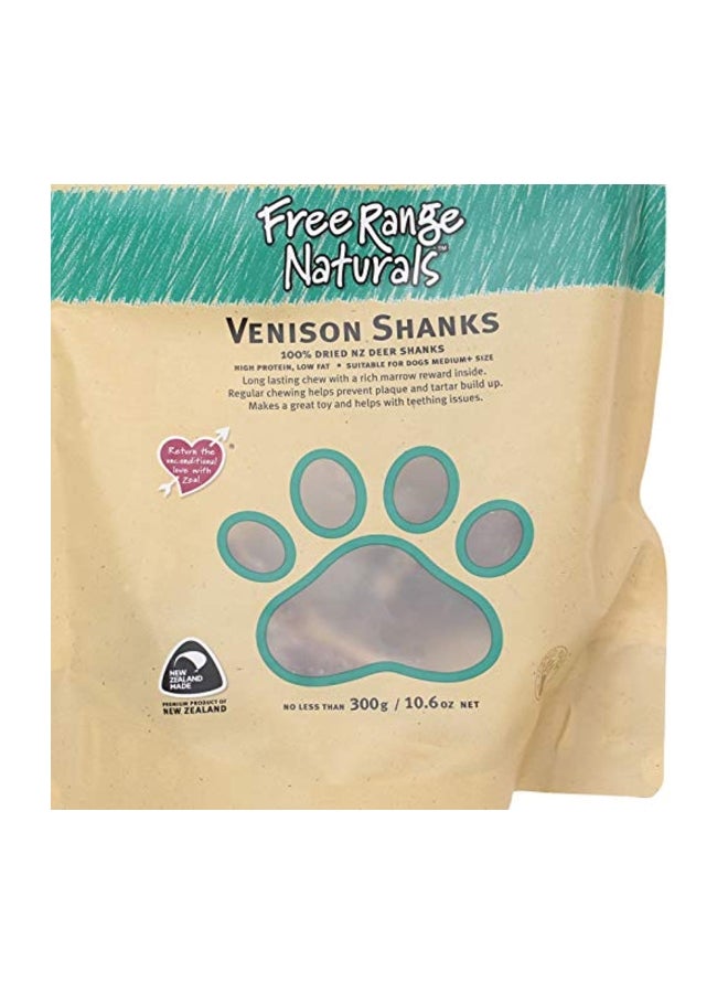 zeal Free Range Naturals Venison Shanks 300grams - Image 2