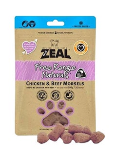 zeal Free Range Naturals Chicken And Beef Morsels 100grams 