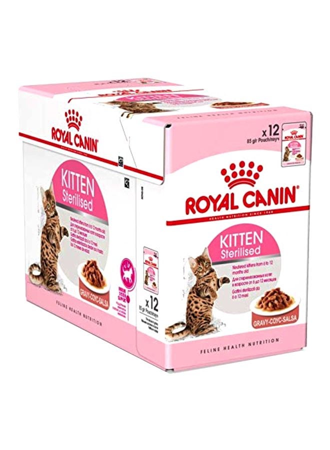 رويال كانين طقم معقمات للقطط الصغيرة من 12 قطعة - Image 1