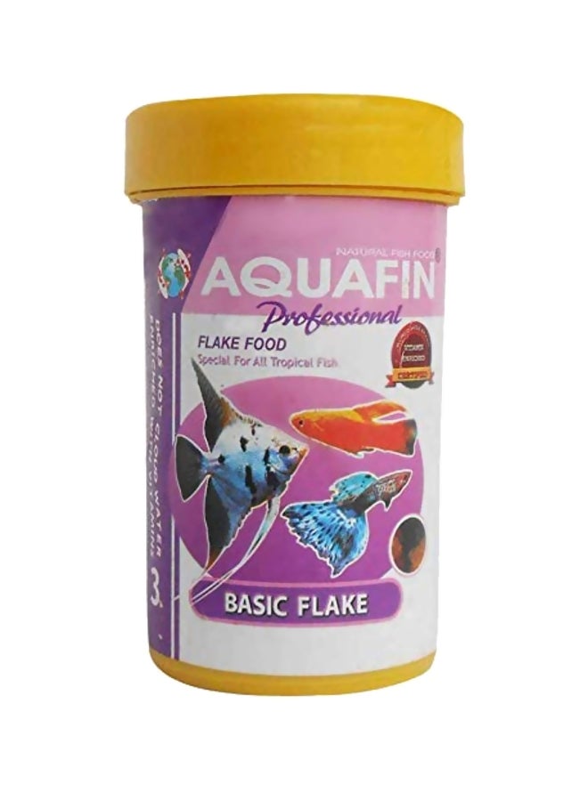 AQUAFIN Professional Basic Flake Food For Tropical Fishes Multicolour 250ml 