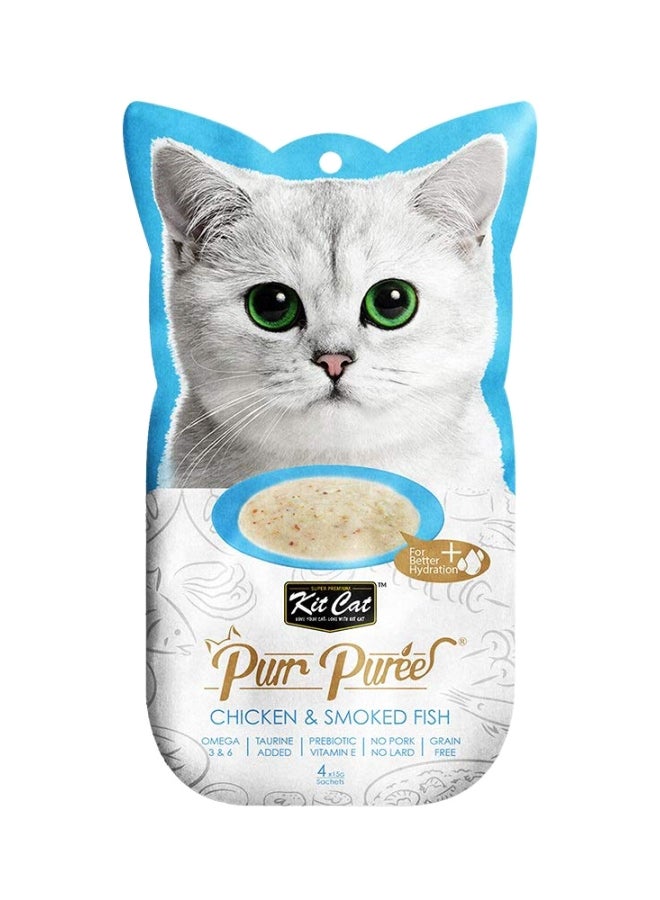 Purr Puree Cat Food Pack Of 4 15grams