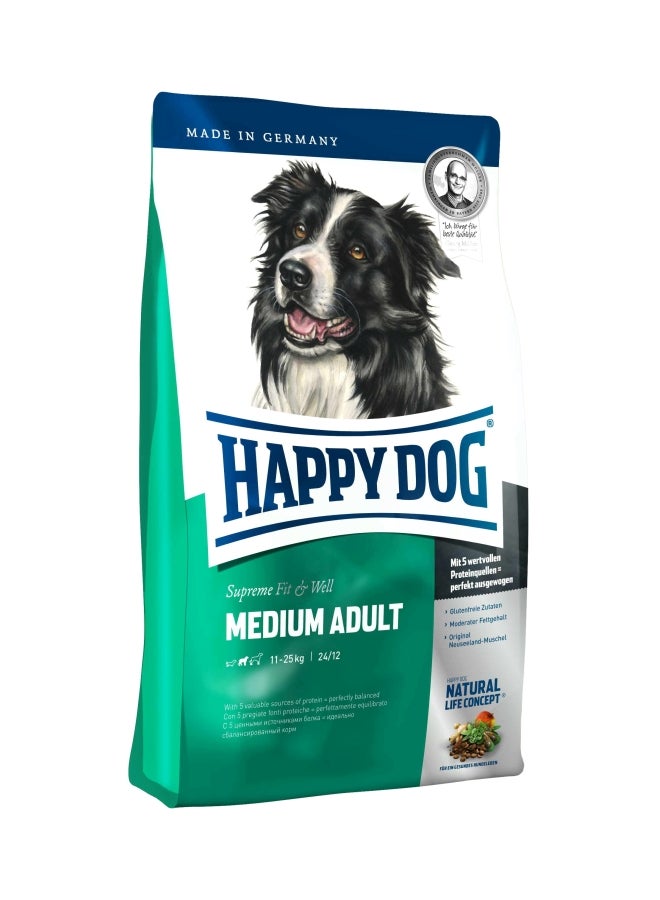 HAPPY DOG Supreme Fit And Well Medium Adult Dog Dry Food 1kg