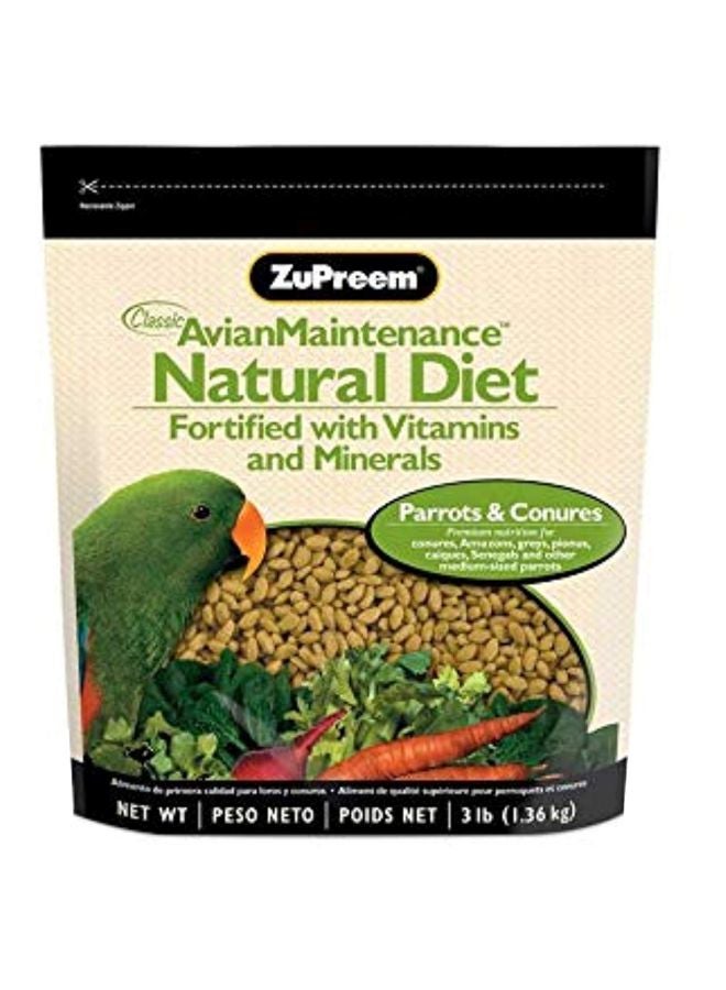 Avian Maintenance Natural Diet For Parrots And Conures 1.36kg - v1560425185/N26723377A_1