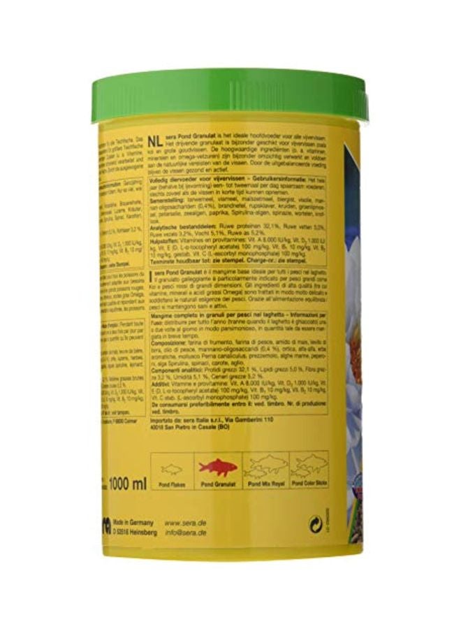 Sera Pond Granula Fish Food Multicolour 1Liters  - Image 2