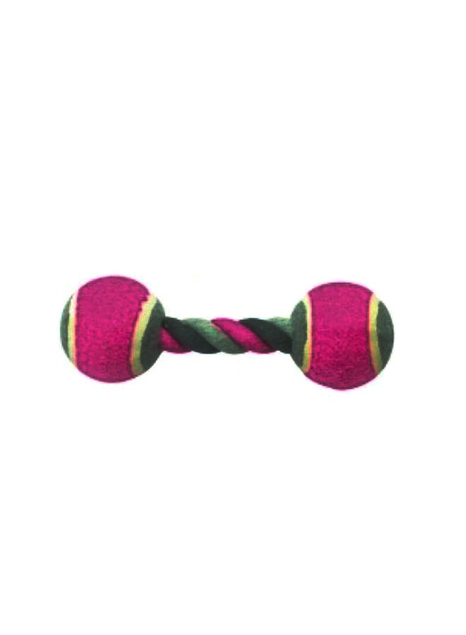 Knotted Tennis Ball Pink/Beige/Grey