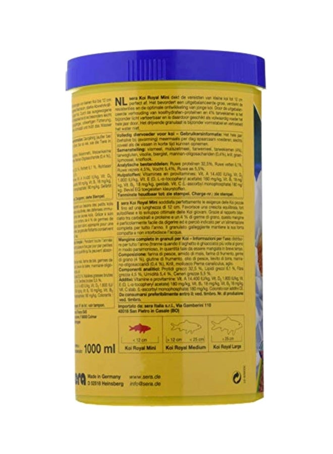Sera - Koi Royal Fish Food 1000ml - Image 1