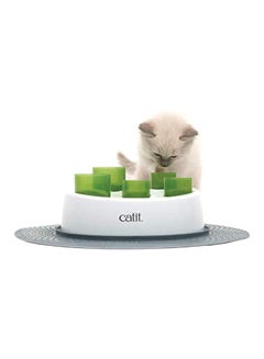 Catit Active Play And Food Dispensor White/Green  - Image 2