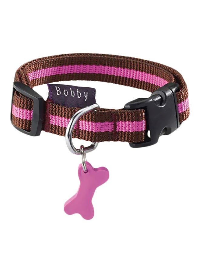 بوبي طوق كلب أرليكوين أرجواني/بني