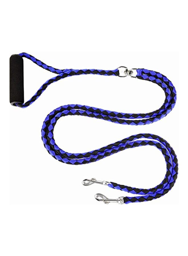 مقود مزدوج لكلبين الأسود / الأزرق - Image 3