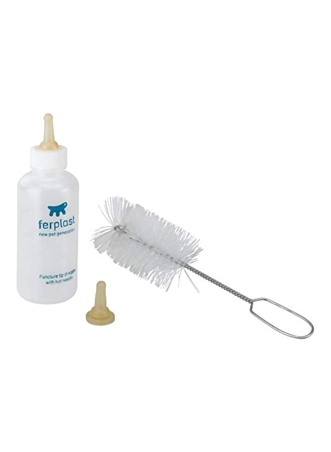Ferplast 3-Piece Feeder Bottle Kit White/Cream 