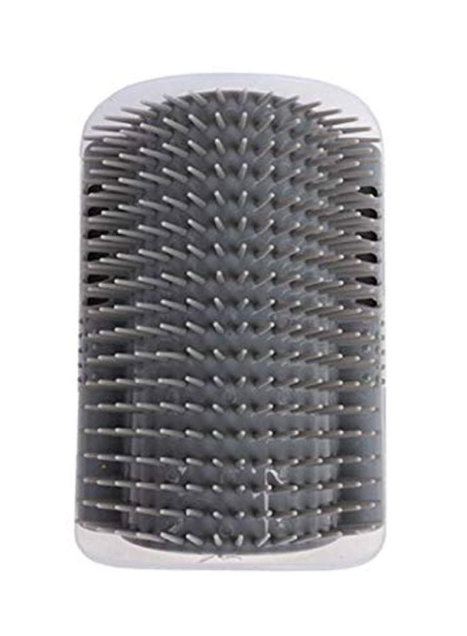 Self Groomer With Catnip Pouch Grey