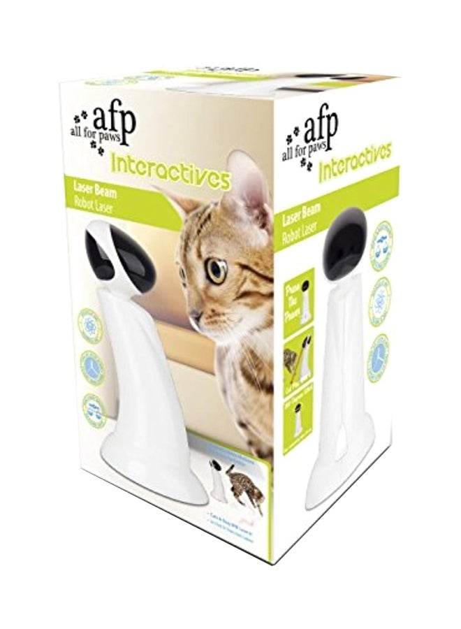 afp Lazer Beam Interactive Cat Toy White/Black 28.0cm - Image 1