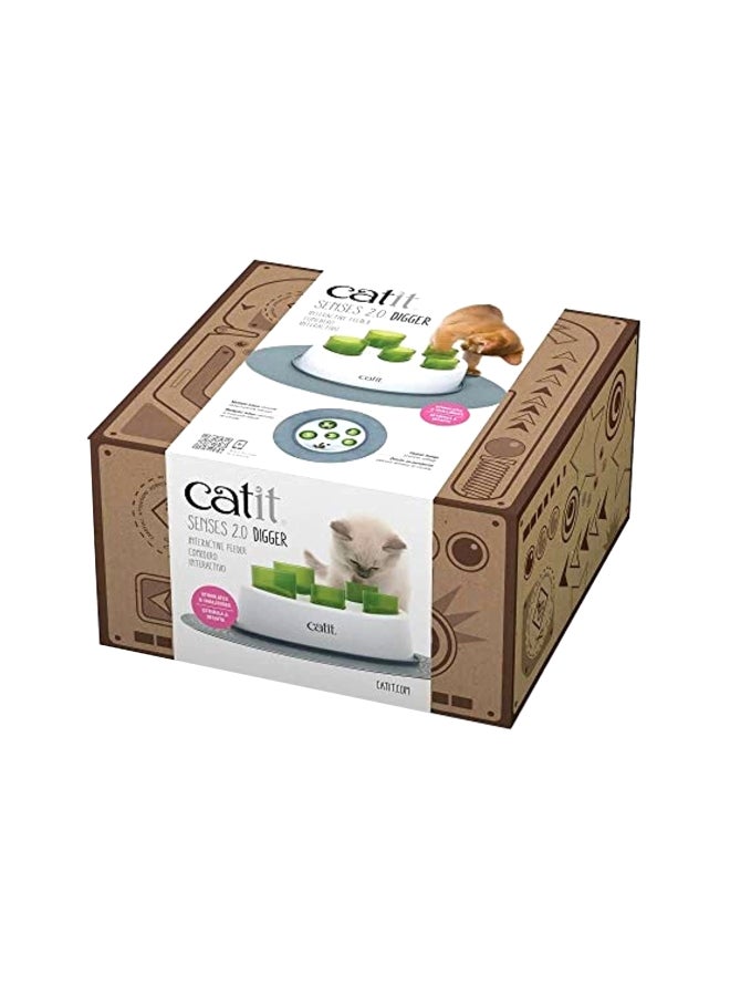 Catit Senses 2.0 Digger White/Green - Image 1
