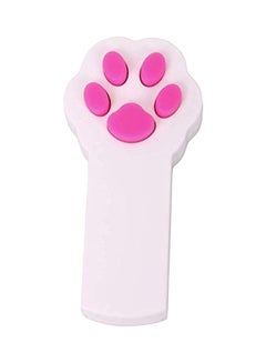 LEHSGY Paw Style Interactive Infrared Light Pointer Toy White/Pink  - Image 1