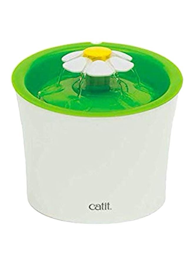Catit Flower Fountain For Cats And Kittens Green/White/Yellow