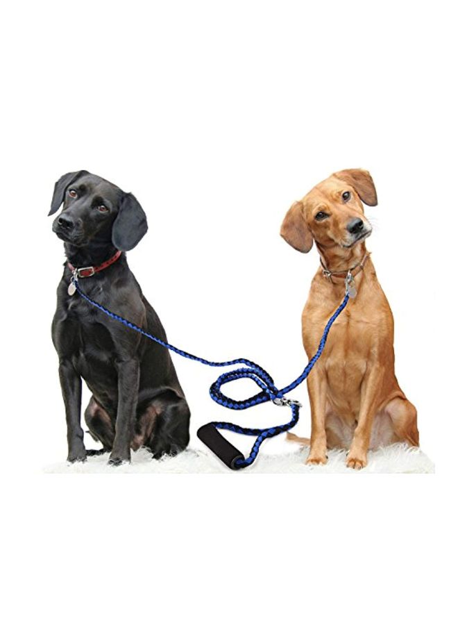 مقود مزدوج لكلبين الأسود / الأزرق - Image 5