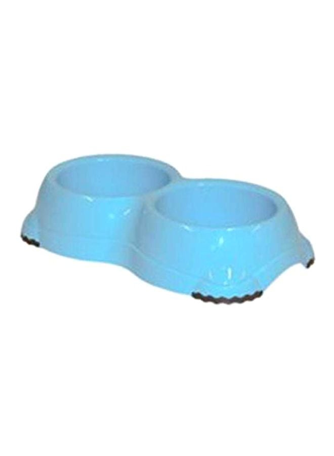 MODERNA Double Smarty Bowl Blue