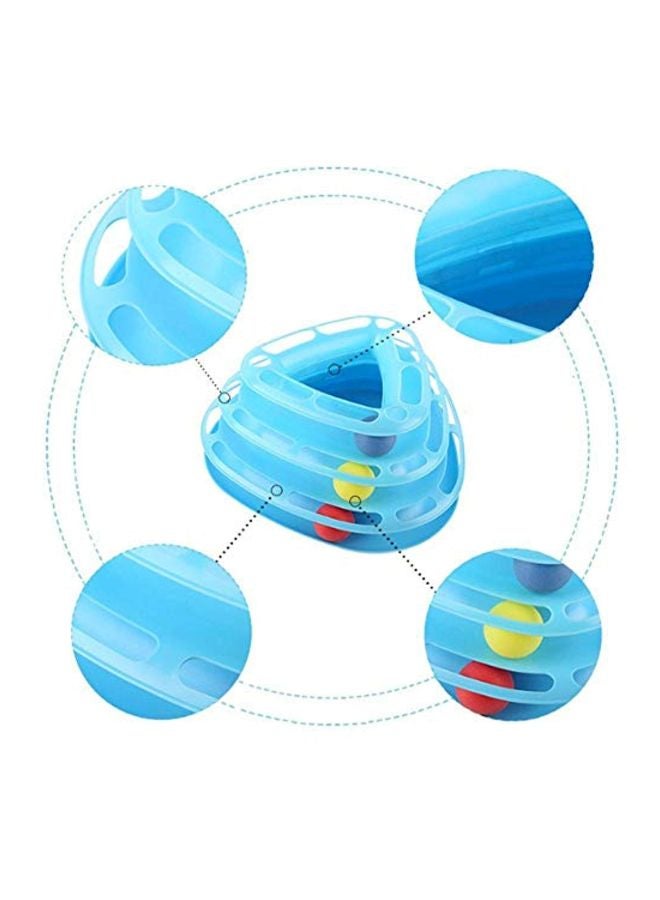 Interactive Three Levers Tower Of Tracks Blue - Image 3