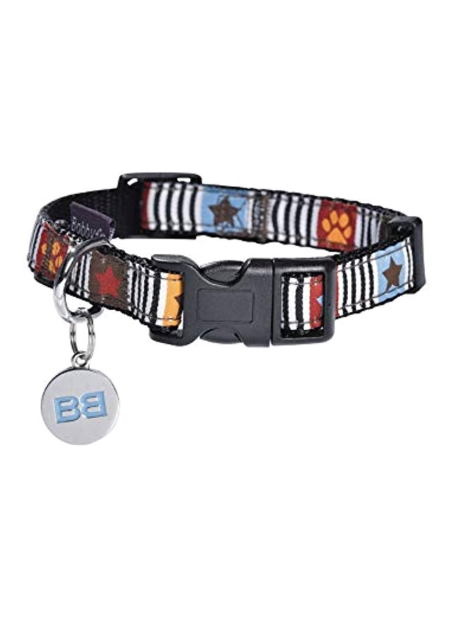 Bobby Printed Dog Collar Brown