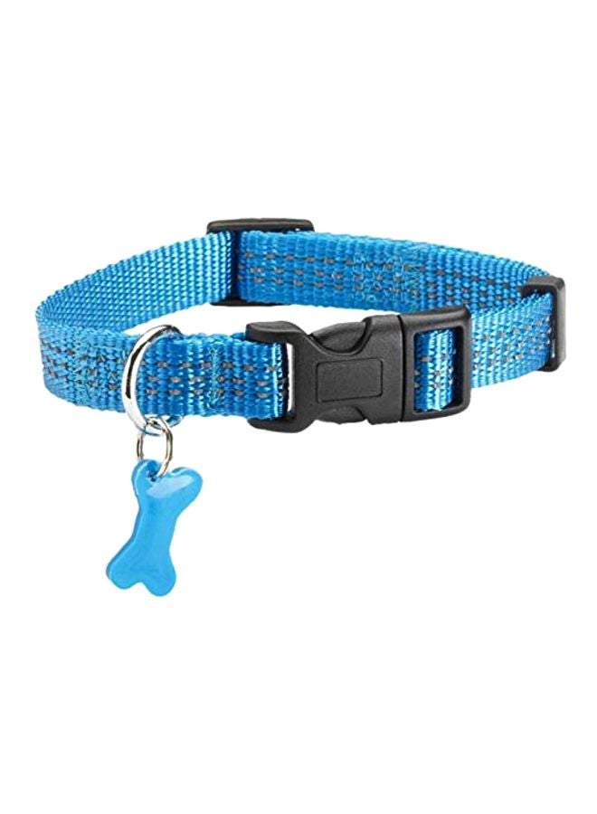Bobby Adjustable Dog Collar Blue/Black XS