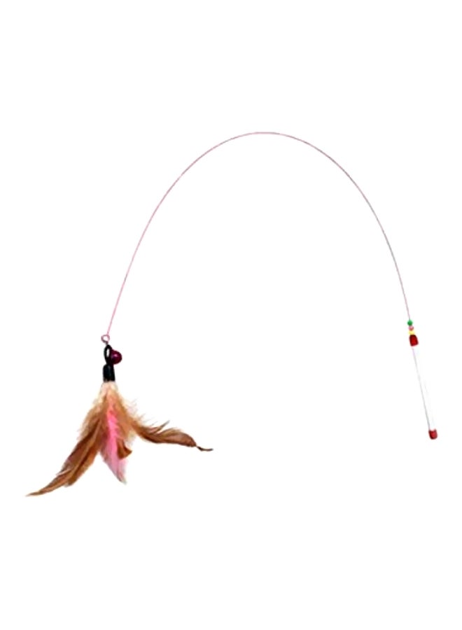 Interactive Toy Feather Bells Brown/Red/Pink - Image 1