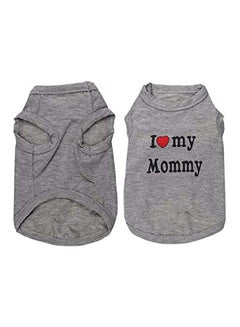 Zchiko I Love My Mommy Printed T-shirt Grey/Black/Red S  - Image 2