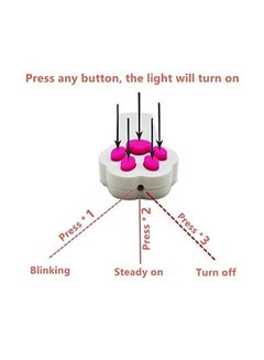 LEHSGY Paw Style Interactive Infrared Light Pointer Toy White/Pink  - Image 4
