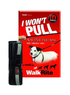 Mikki Walkrite Anti-Pull Harness Black/Grey S  - Image 1