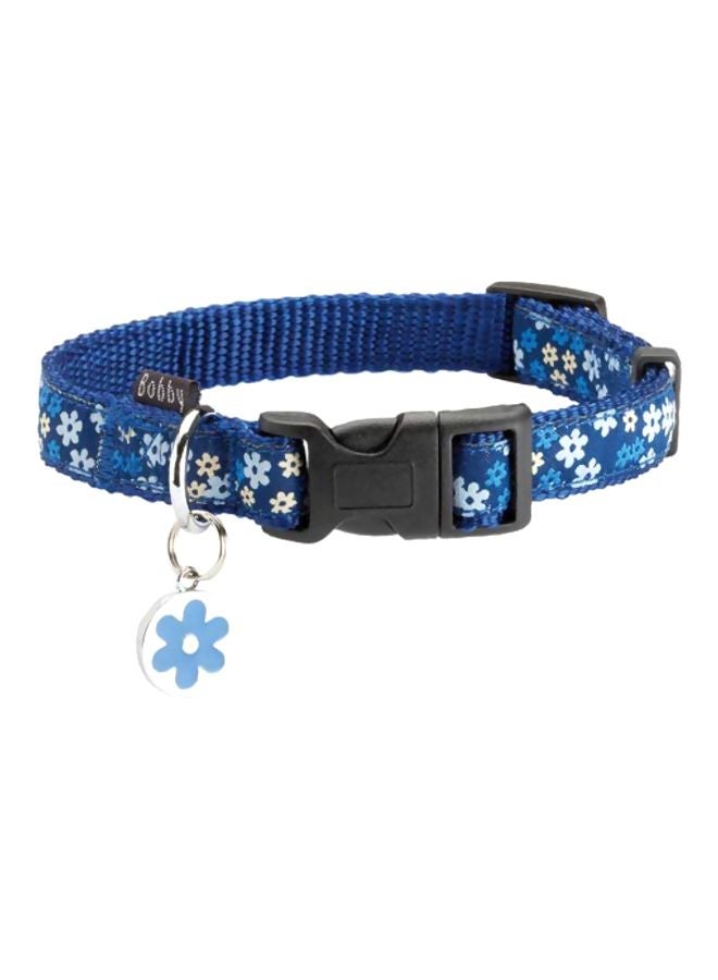 Bobby Flower Printed Collar Blue/White S