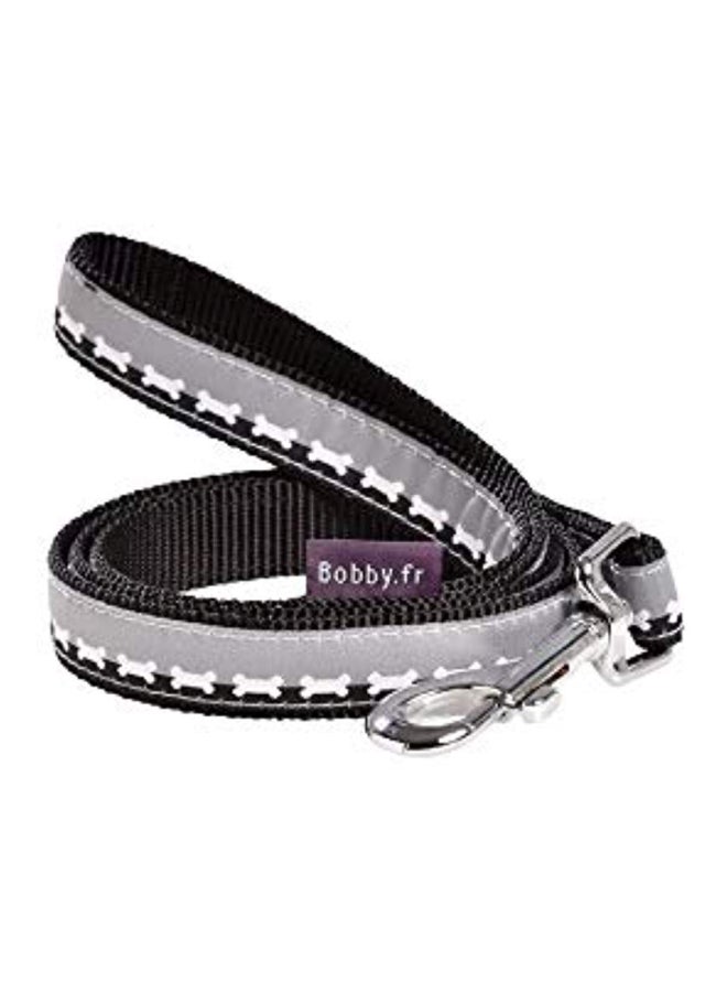 Bobby Bone Printed Bonjour Leash Grey/Black/White M