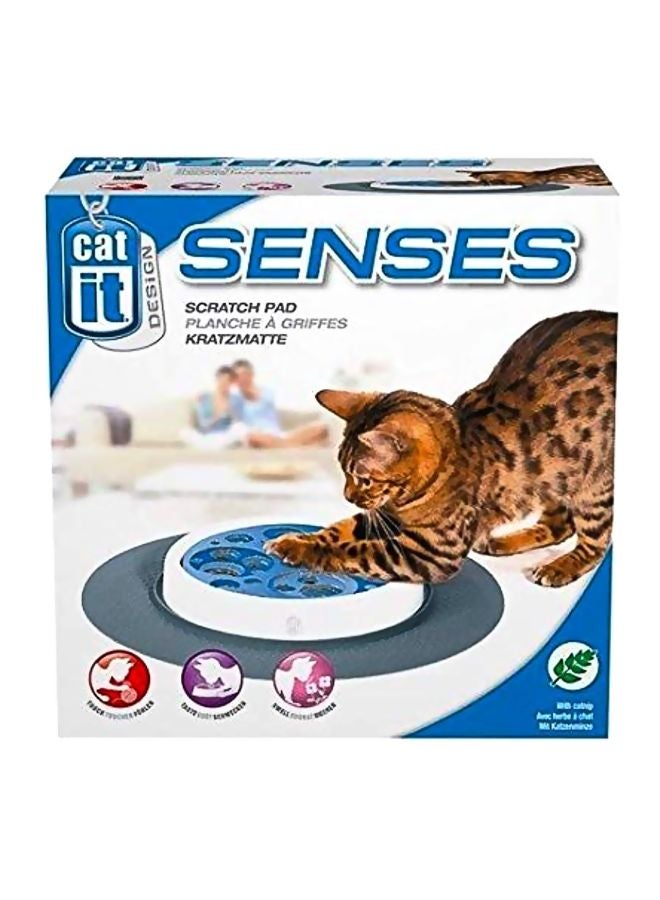 كاتيت لعبة لوح خدش مصمم لتدريب الحواس أزرق/ أبيض