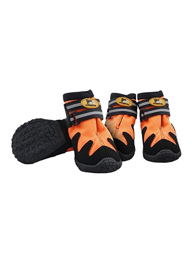 Durable Road Boots Black/Orange 2XL