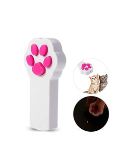 LEHSGY Paw Style Interactive Infrared Light Pointer Toy White/Pink  - Image 5