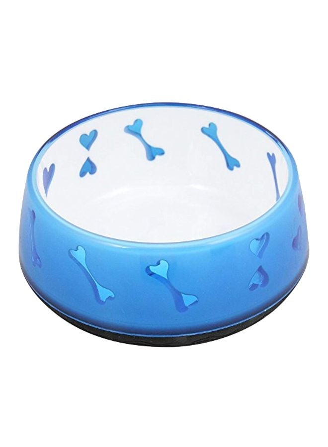 all for paws Round Bowl Blue/White M 