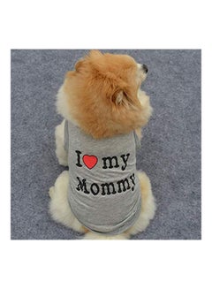 Zchiko I Love My Mommy Printed T-shirt Grey/Black/Red S  - Image 3