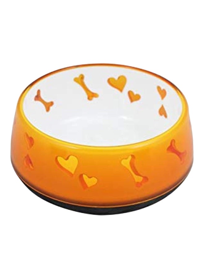 afp Feeding Bowl Orange/White M