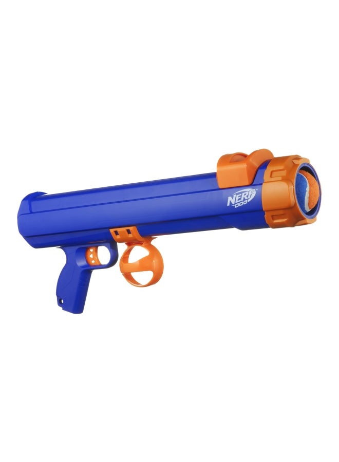 Tennis Ball Blaster Dog Toy Blue/Orange L