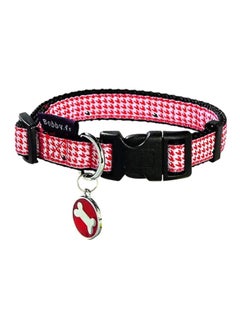 Prestige Nylon Dog Collar Red/Black/White M - v1560425728/N26726115A_1