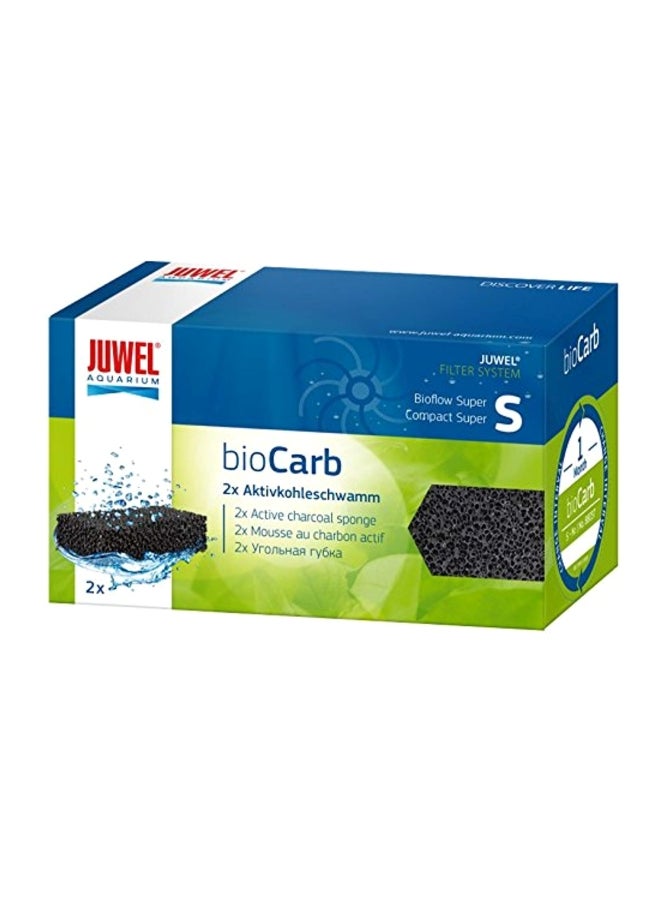 2-Piece BioCarb Active Charcoal Sponge Black S - v1560425800/N26726212A_2