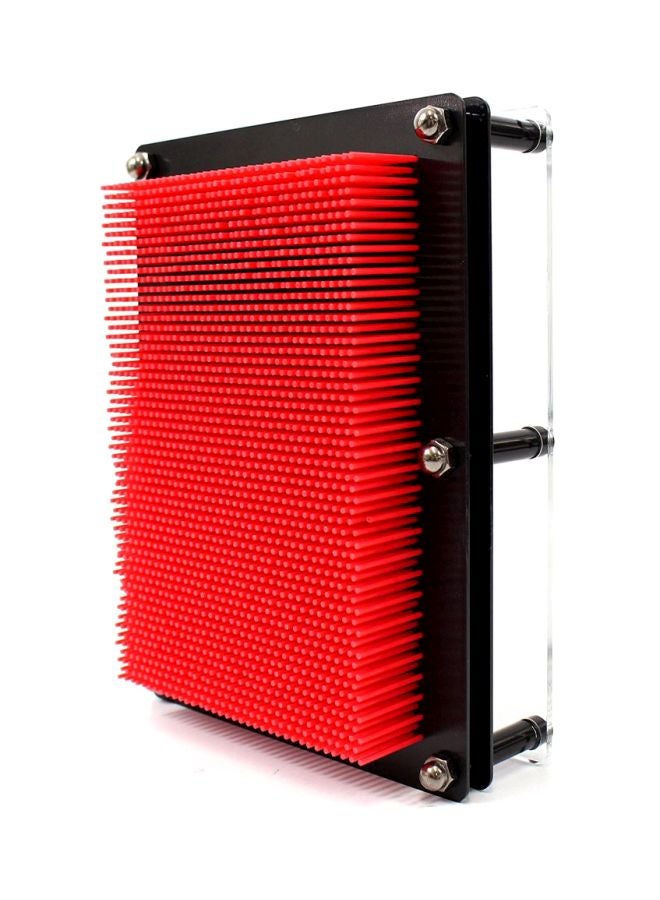 لوح دبابيس فنية ثلاثي الأبعاد أحمر وأسود - Image 2