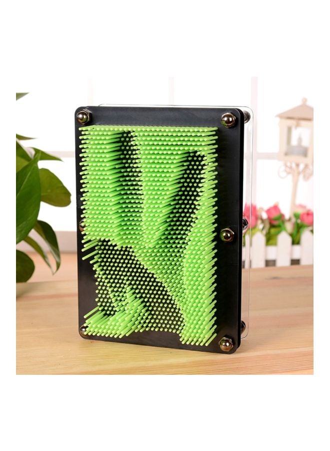 لوح دبابيس فنية ثلاثي الأبعاد أحمر وأسود - Image 4