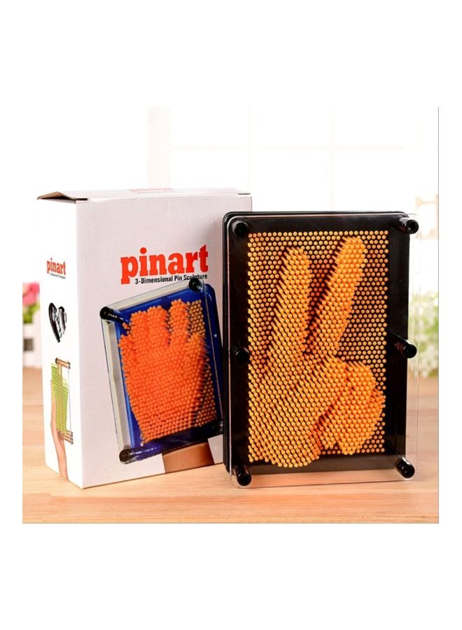 لوح دبابيس فنية ثلاثي الأبعاد أحمر وأسود - Image 5