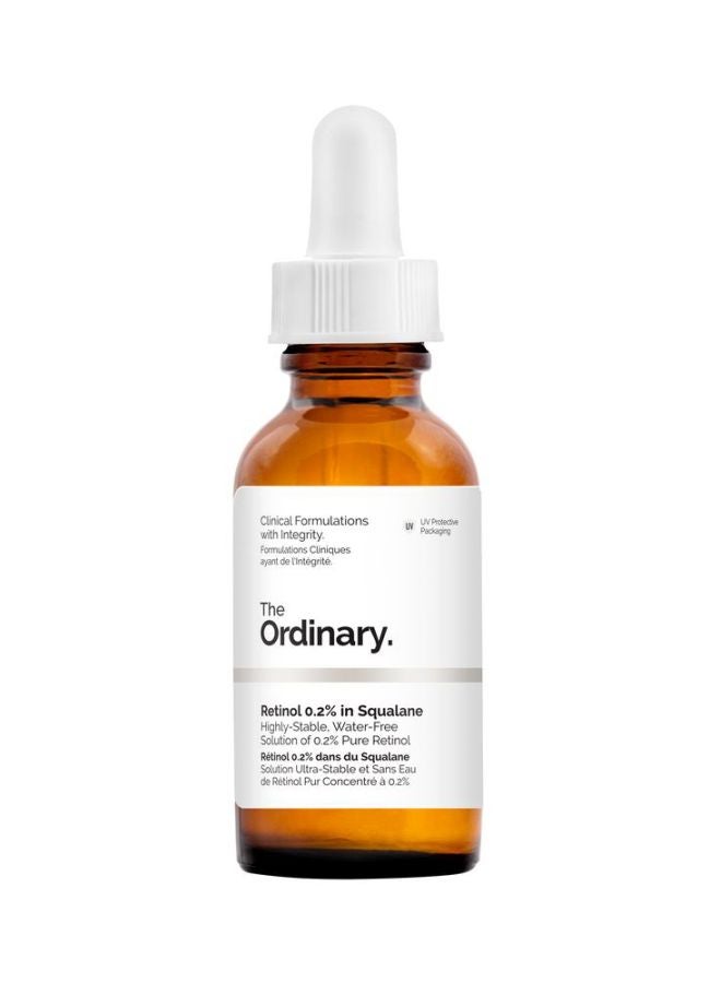 Retinol 0.2% In Squalane Serum 30ml - https://f.nooncdn.com/p/v1560437292/N26595786A_1.jpg?format=jpg&width=original