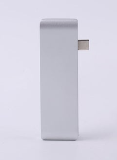 Generic 5-In-1 USB-C To Type C Card Reader Hub Silver  - Image 3